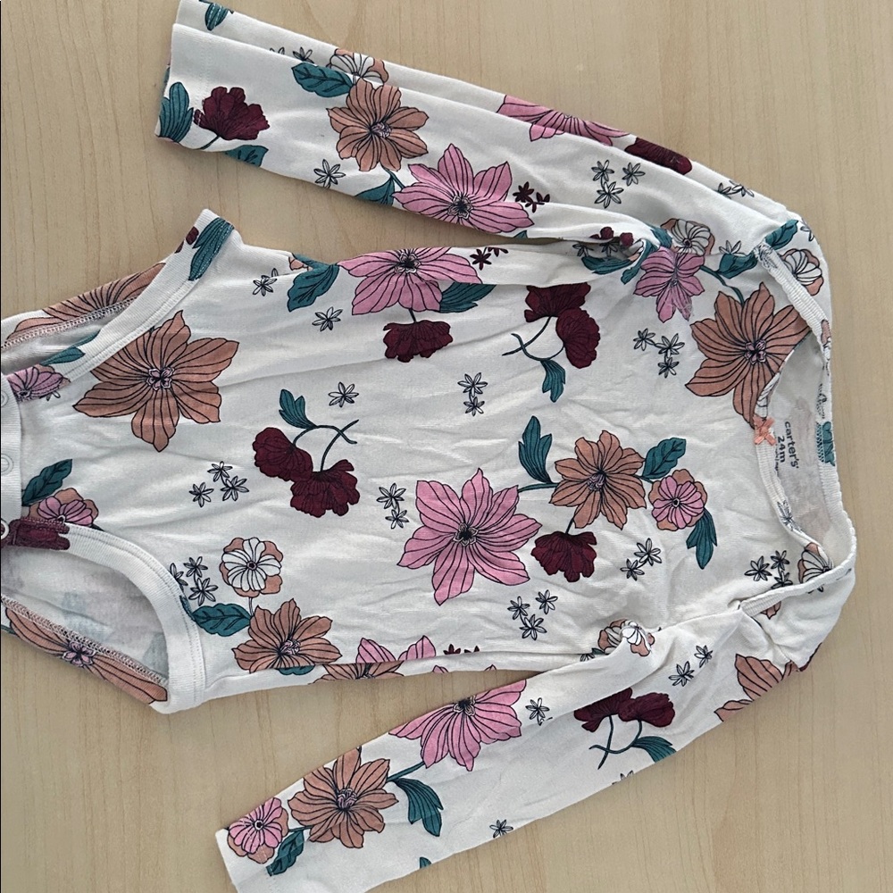 Carter's 24M White Bodysuit